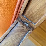 Orange armchair