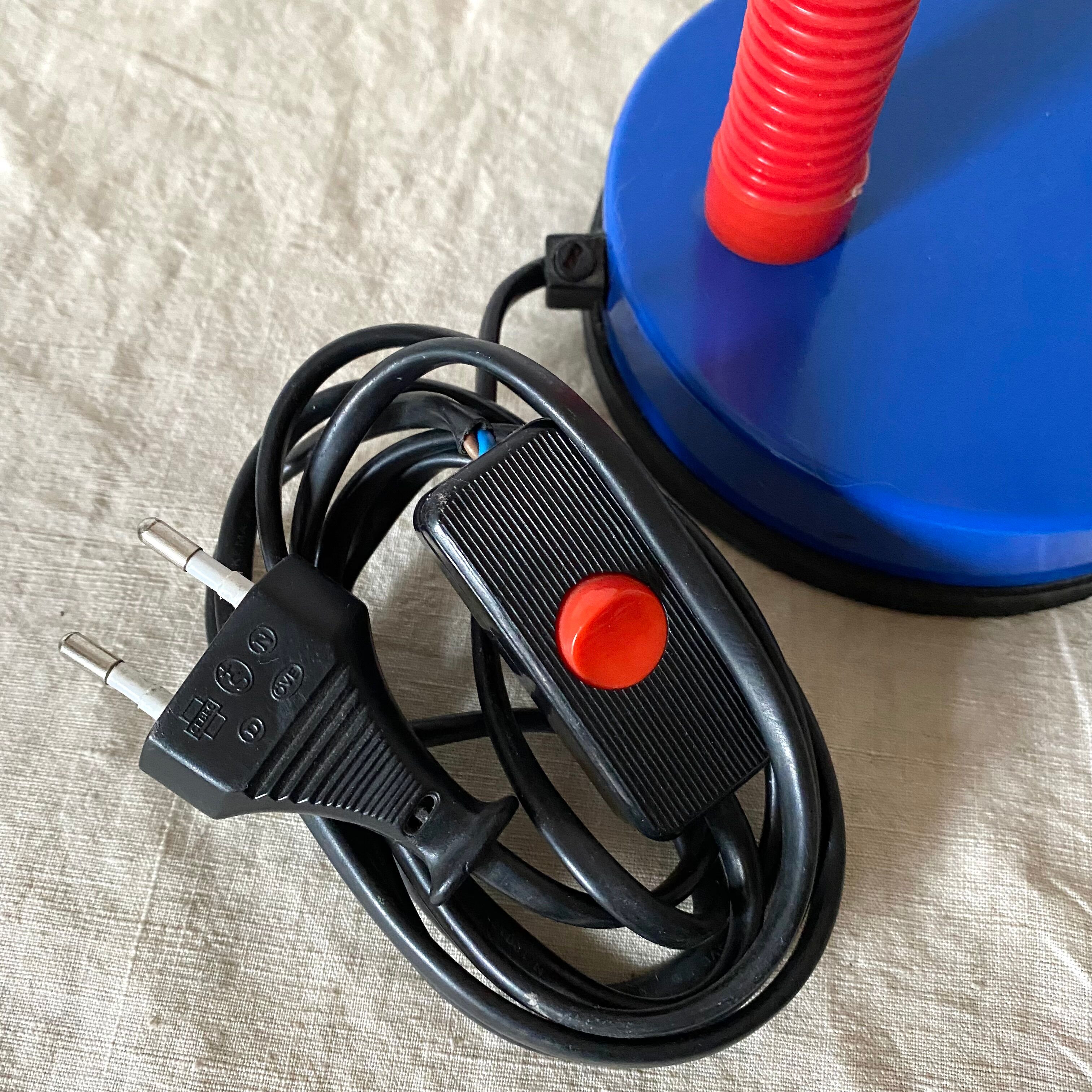 Desk lamp 80s tricolor