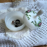 Poudrier en verre opaline Pierre Scheinder