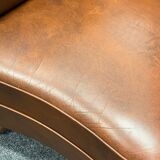 Vintage chesterfield style wingback armchair