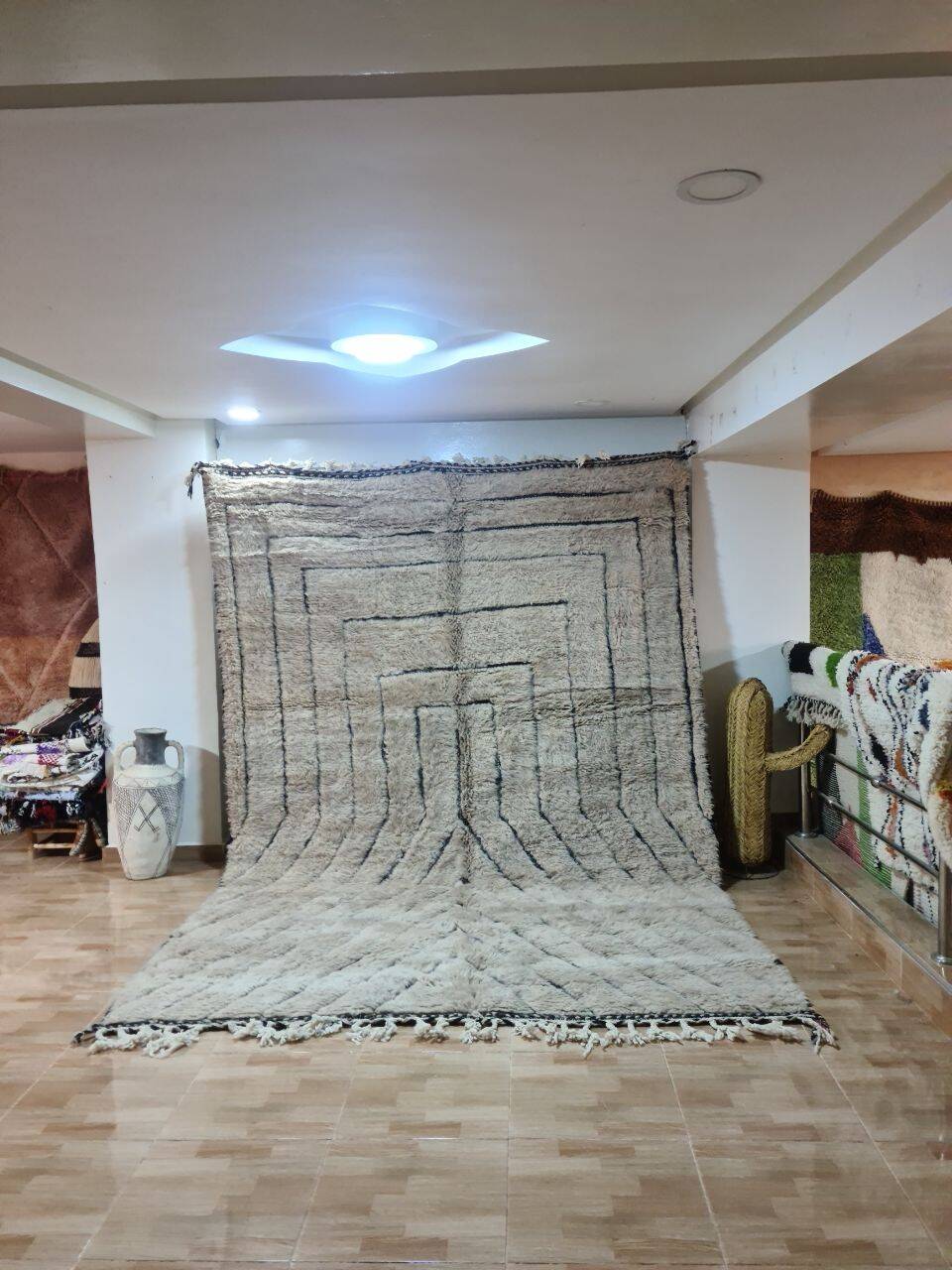 Authentic Beni Ourain Rug 300x200 cm - 100% Wool, Handmade