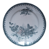 Assiette Ste Amandinoise, St Amand, Margot à fleurs