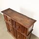 Antique double-bodied buffet, early 17th century, walnut doors.