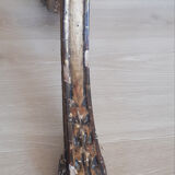 Parefeu écran de cheminée époque Napoléon III en bois doré  - XIXe ( H 108 cm)
