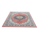 Kasan burgundy red combed wool oriental rug 200x300cm