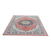 Tapis oriental en laine peignée rouge bordeaux Kasan 200x300cm