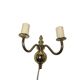 Two-armed wall lamp, Sweden, 1970s