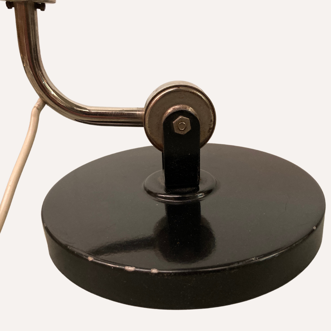 Bauhaus desk lamp by Christian Dell for Koranda, Vienna Austria.