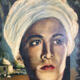 Orientalist portrait "Man with tuban" circa 1930