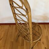 Vintage Bamboe chair by Dirk Van Sliedrecht