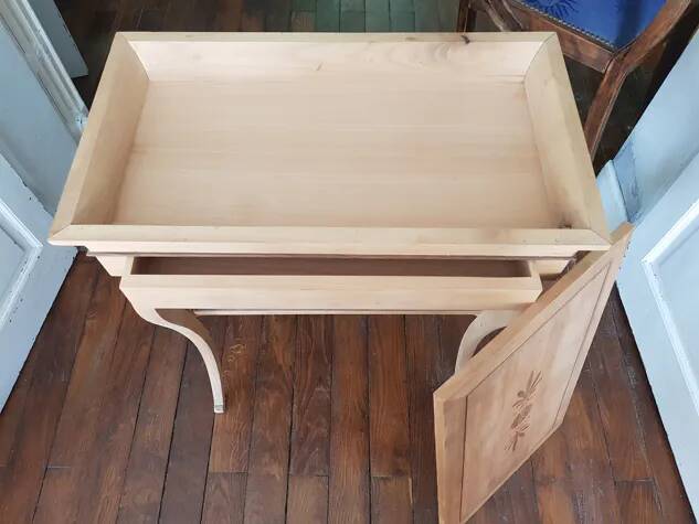 Console en marqueterie