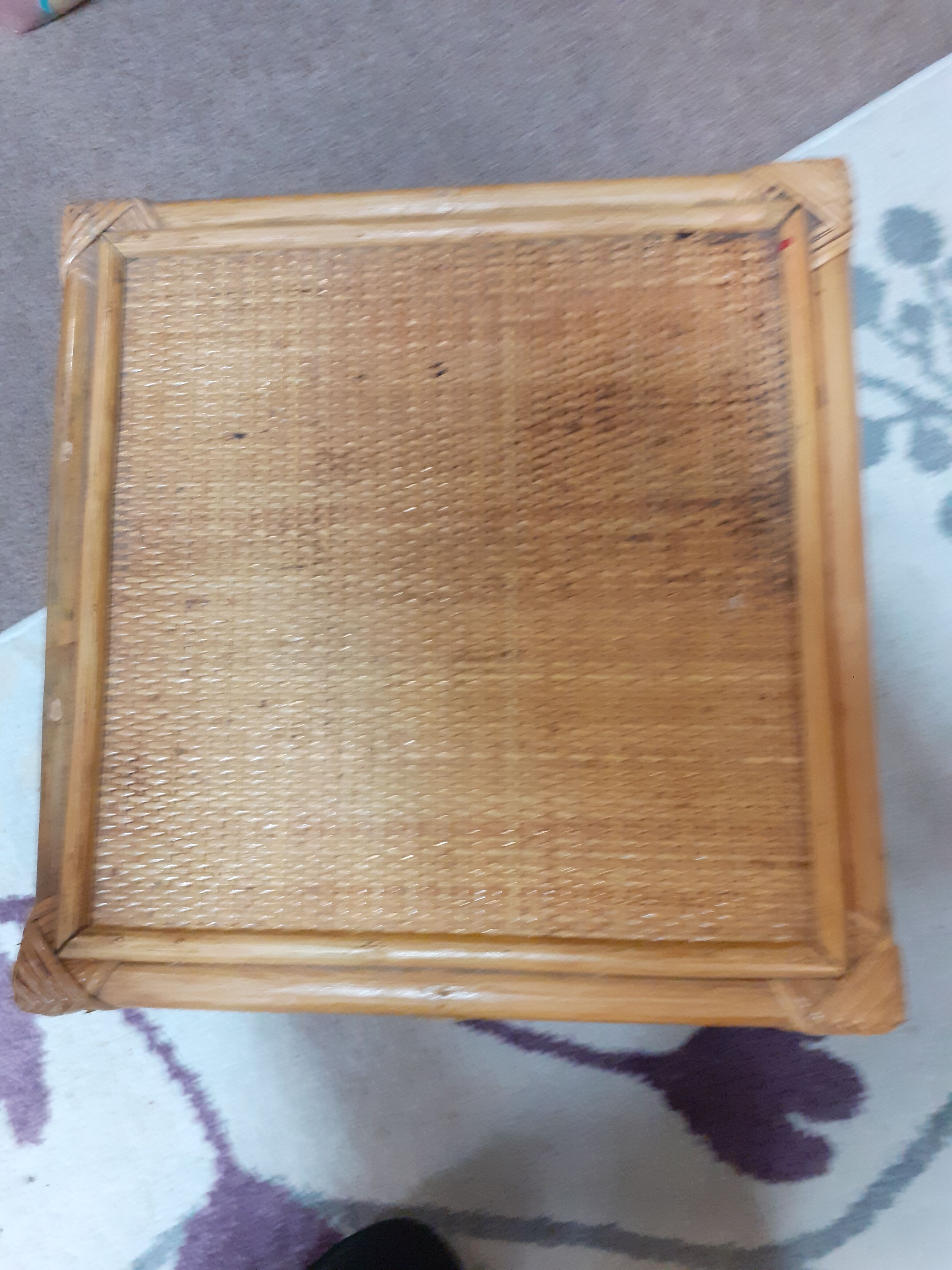 Rattan coffee table