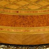 Planter in Precious Wood Marquetry, Napoleon III Period – Mid-19th Century