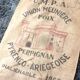 Bag burlap union perénéo ariegoise red