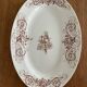 Oval plate "Surcouf" ironstone Lunéville