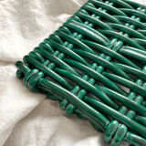 Vintage Vallauris woven ceramic trivet