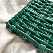 Vintage Vallauris woven ceramic trivet