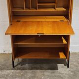 Vintage secretaire with bookcase, 1950s