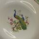 Hollow serving dish - peacock décor - l'amandinoise