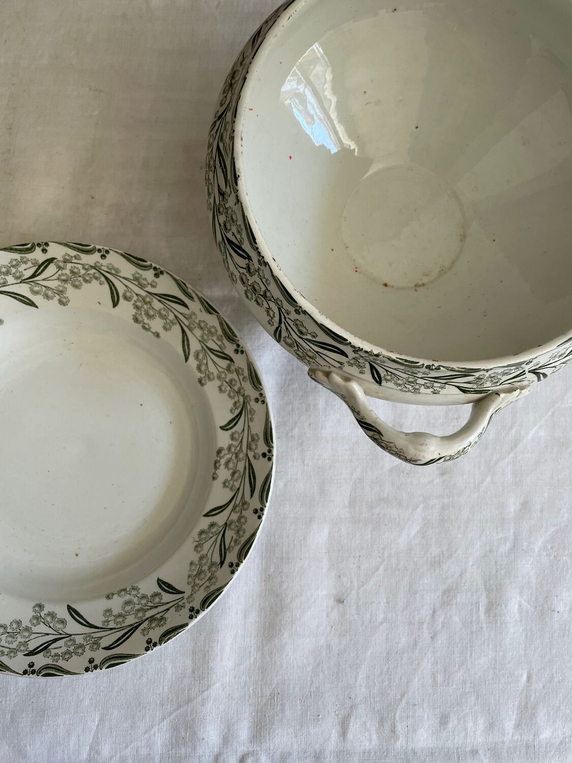 Vegetable and flat plates Mimosa Saint Amand & Hamage