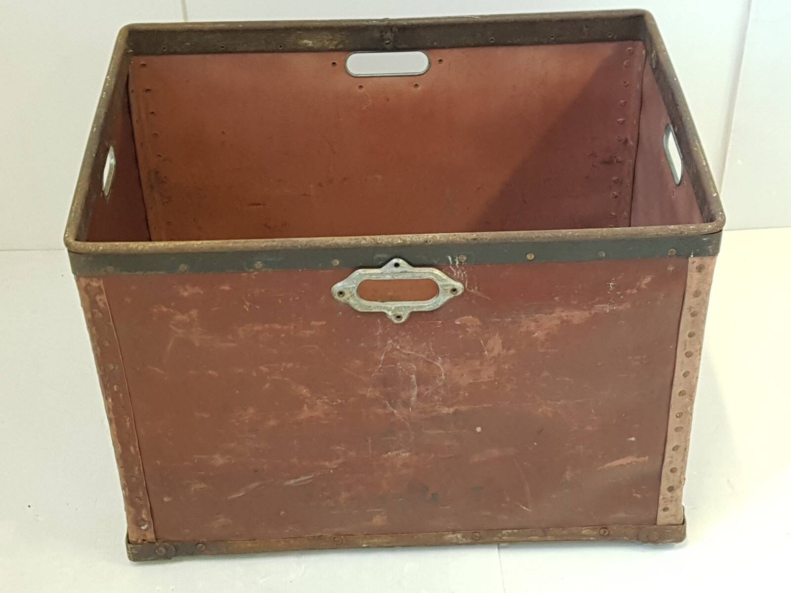 Batch of 11 storage bins suroy industrial loos france vintage 1950