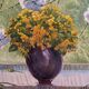 Oil on canvas still life M. Joubert 1956 bouquet of flowers