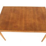 Teak “portfolio” dining room table, Sweden, 1960s