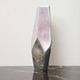 XXL "Facettes" vase in aluminium cast, 1970s