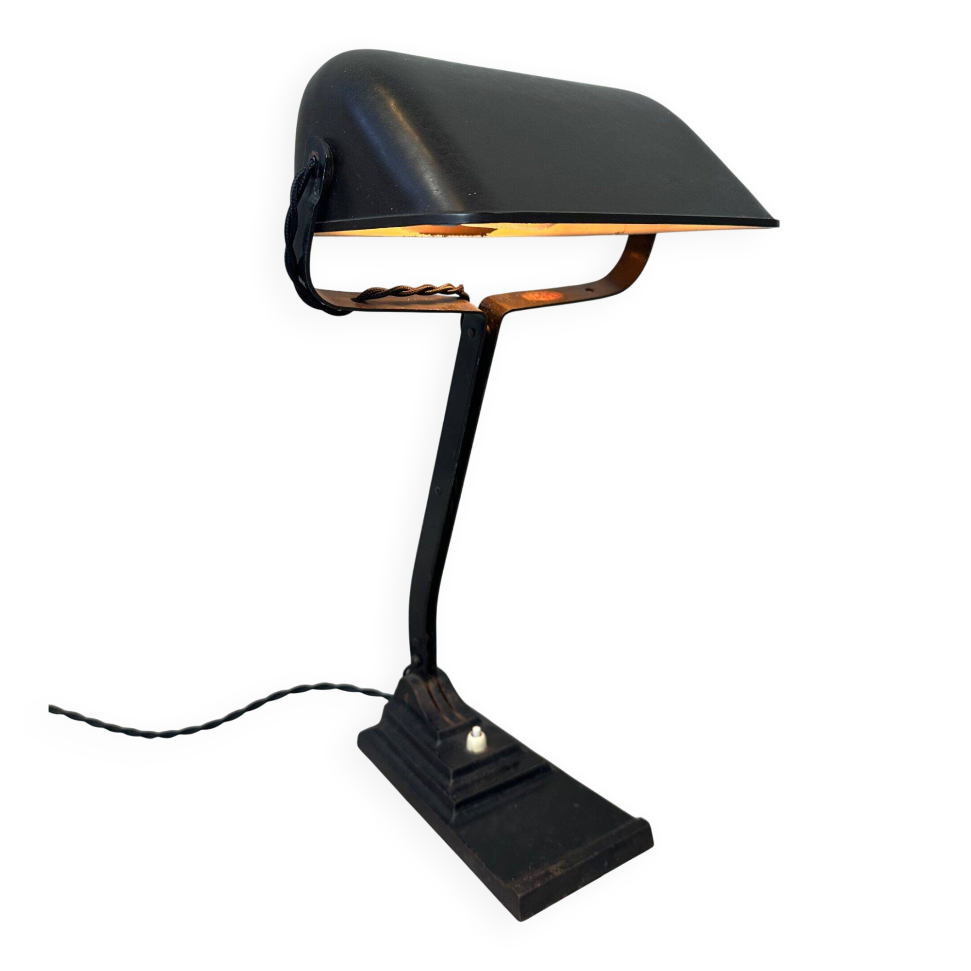 Original Erpe notary lamp – Model 52 – Bakelite and cast iron
