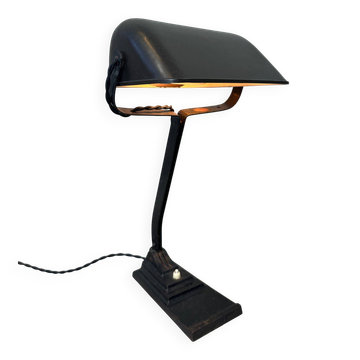 Original Erpe notary lamp – Model 52 – Bakelite and cast iron