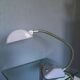 Helo Neuburg desk lamp, light grey lacquered metal, Germany, 1960s