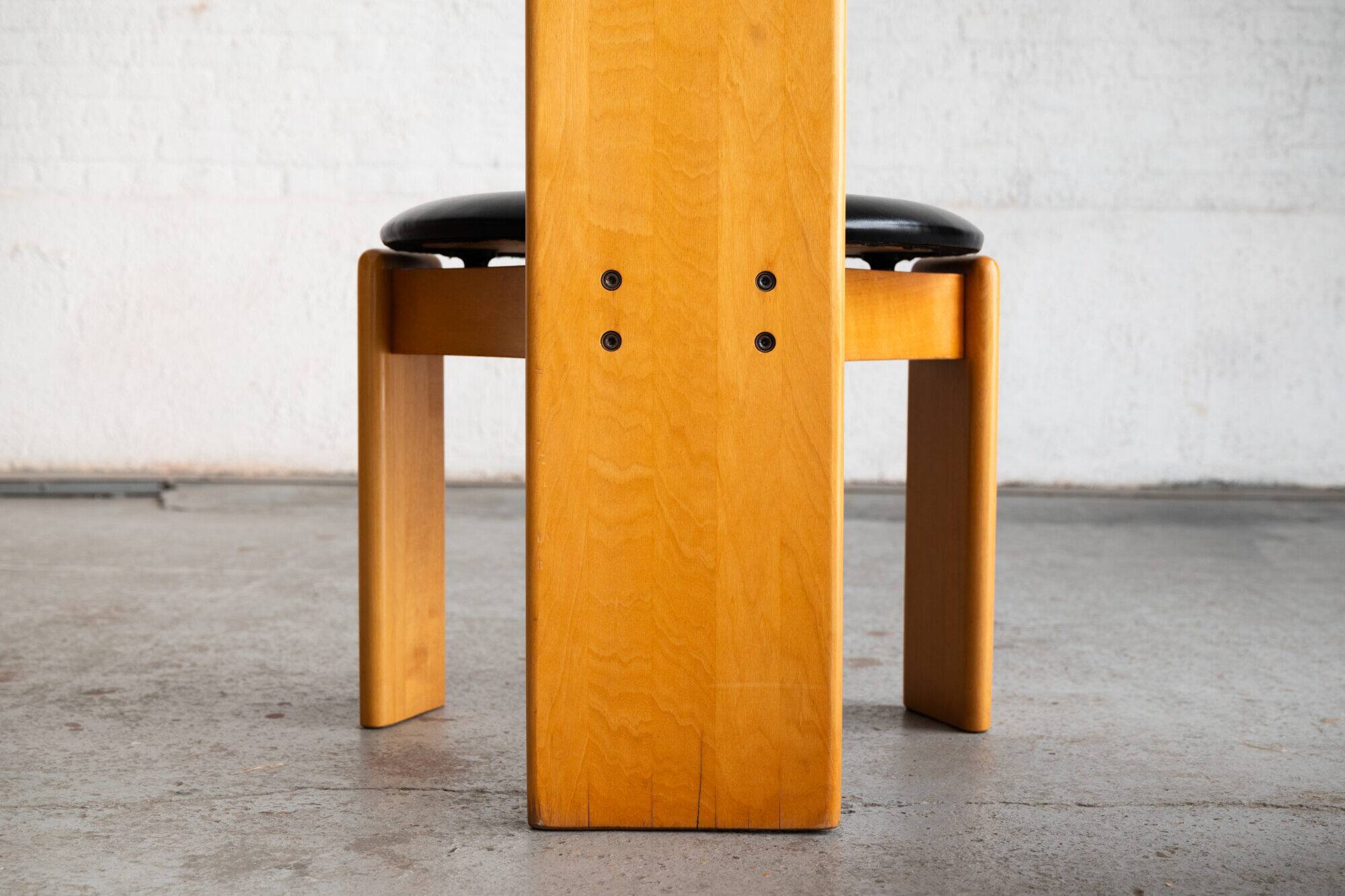 Set of 6 dining chairs by Mario Marenco