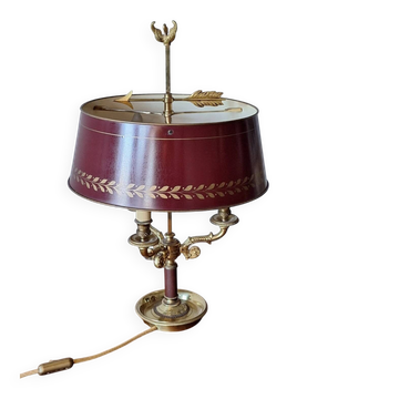 Lucien Gau Model 15033 mid century brass table lamp
