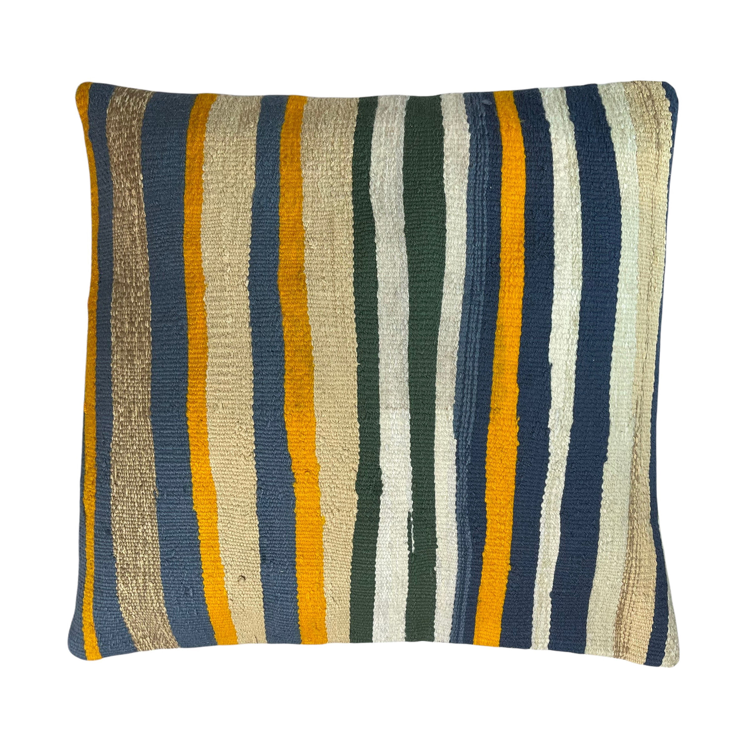 Vintage Turkish KIlim Cushion Cover, 60x60 cm