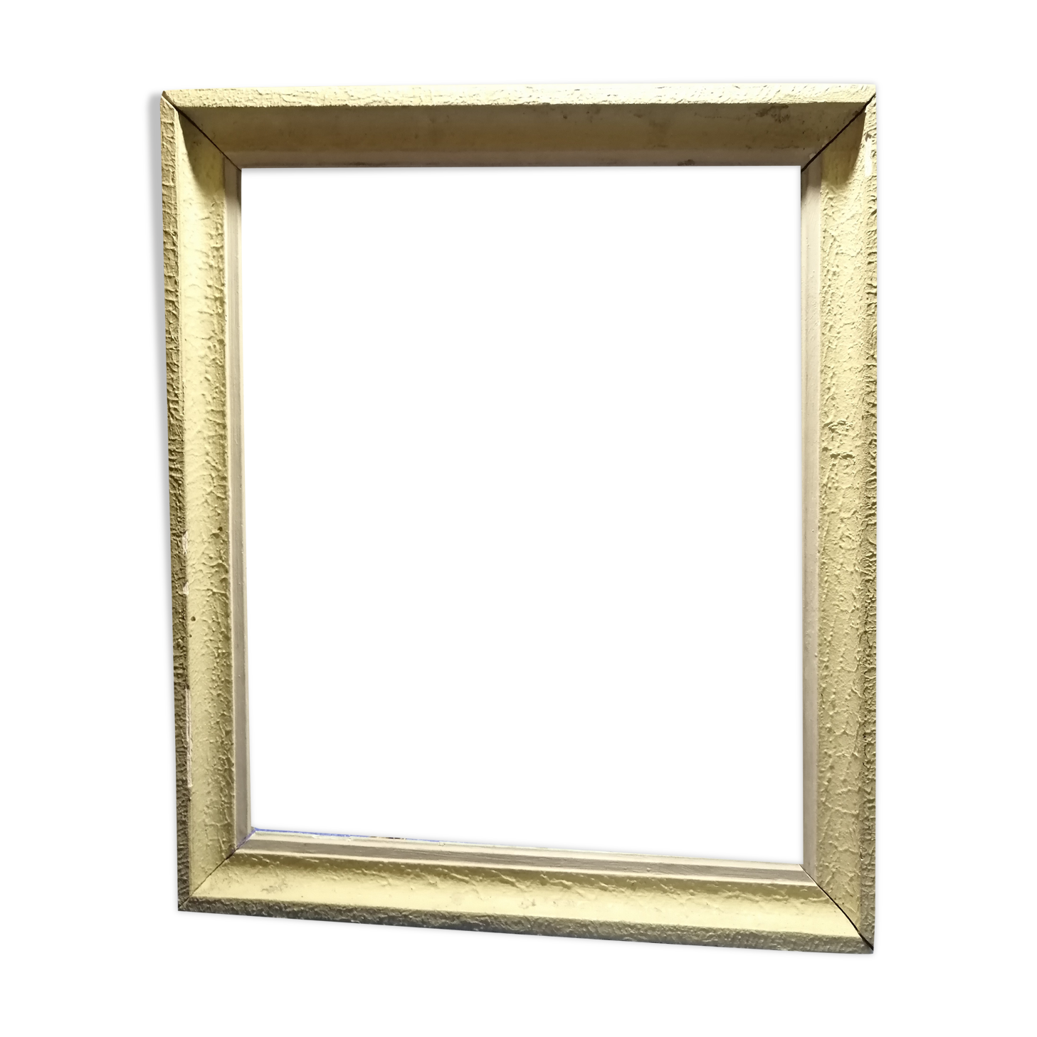 Old painted wooden frame