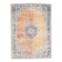Blue Orange 250x350 cm Carpet, Vintage Large Rug, Turkish Antique Rug.