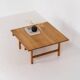 Table basse en chêne par Hans J. Wegner pour Andreas Tuck