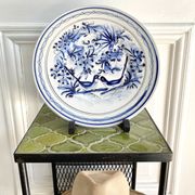 Decorative plate ceramic birds