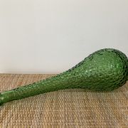 Set of 3 large Empoli decanters from the 60s