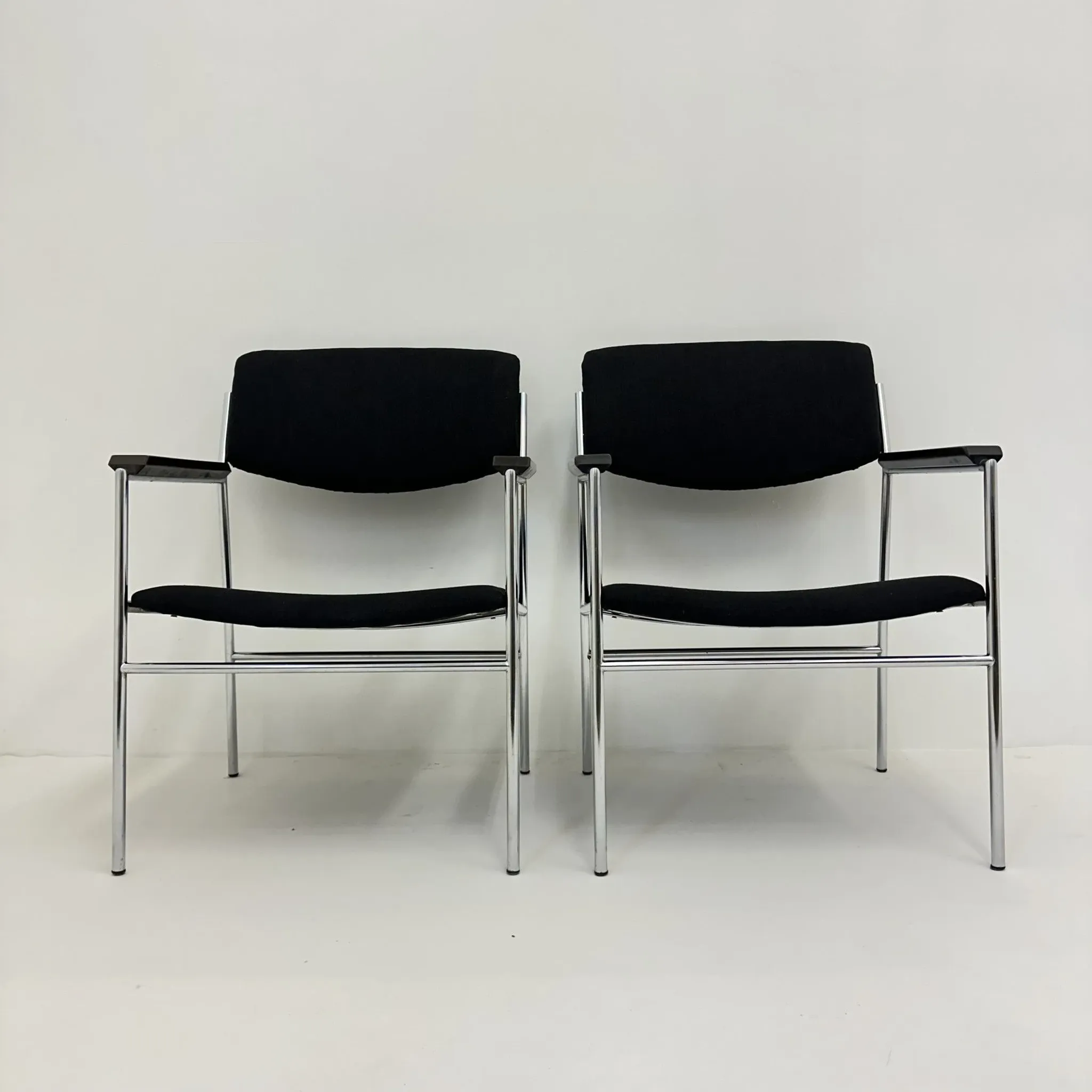 Gijs van der Sluis minimalist lounge chair, 1970s