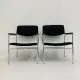 Gijs van der Sluis minimalist lounge chair, 1970s