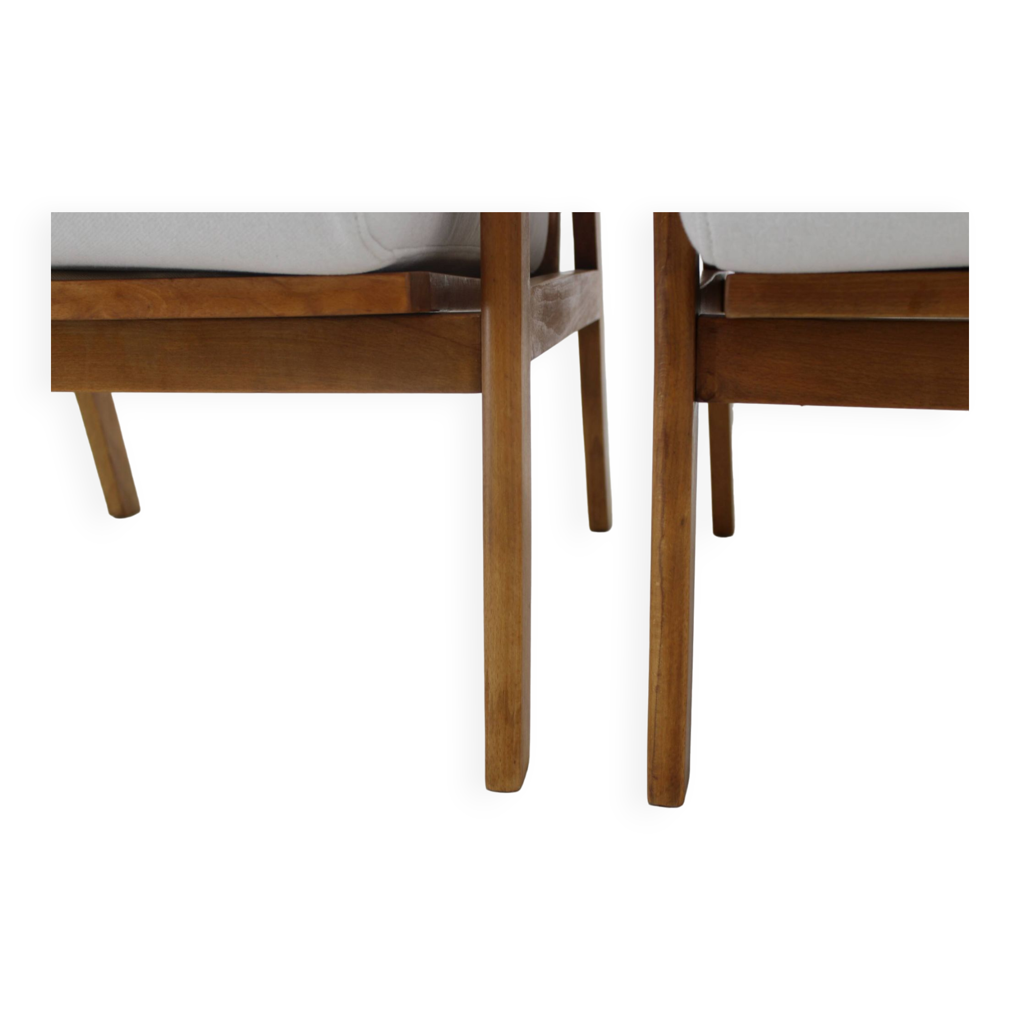 1960s Pair of Restored Armchairs, Denmark