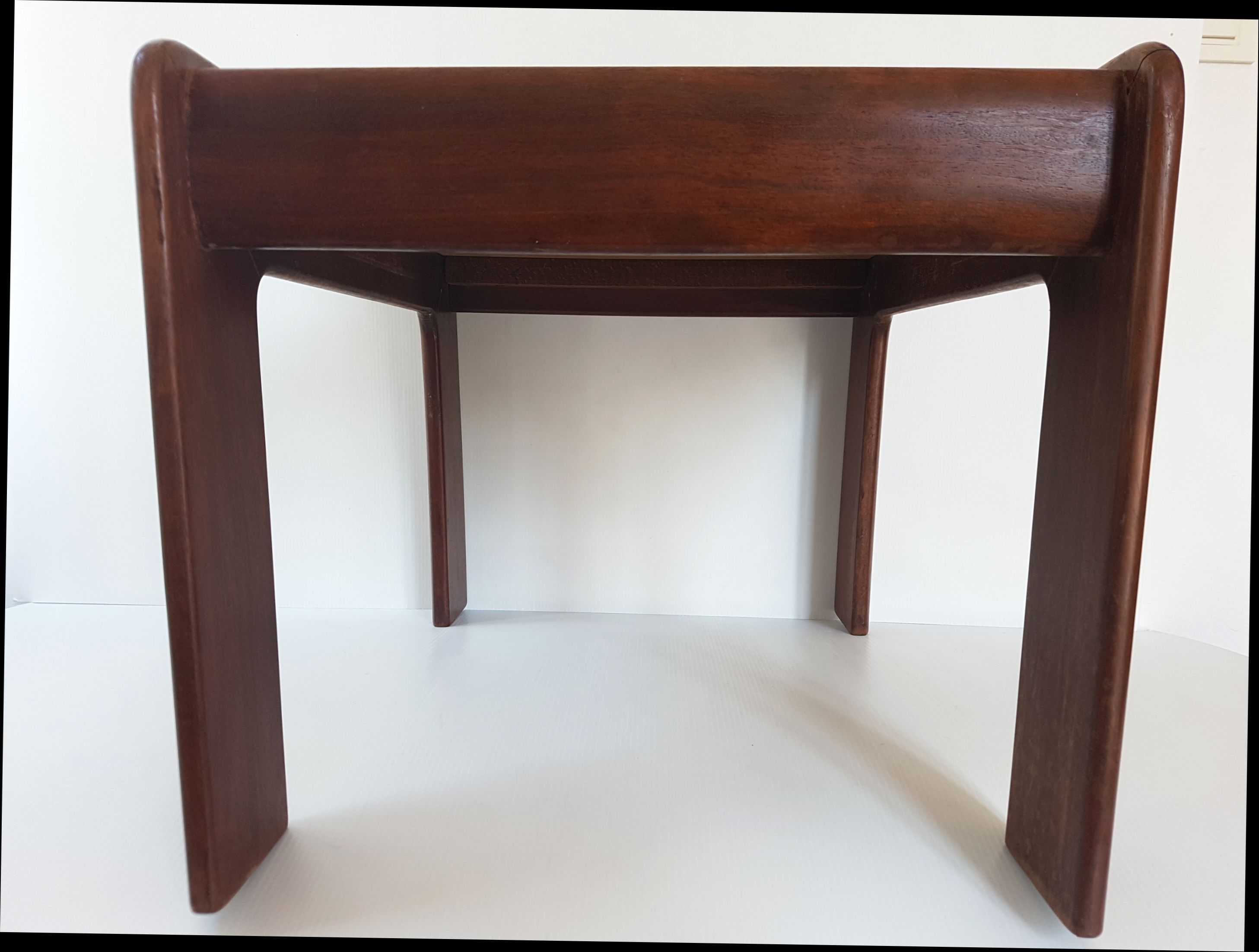 Vintage solid teak side table 1960