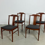 Chaises à manger danoises du milieu du siècle des années 1960