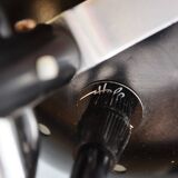 Mid Century Lamp Halo Leuchte Ball Eye - Space Age Black  - Germany Made