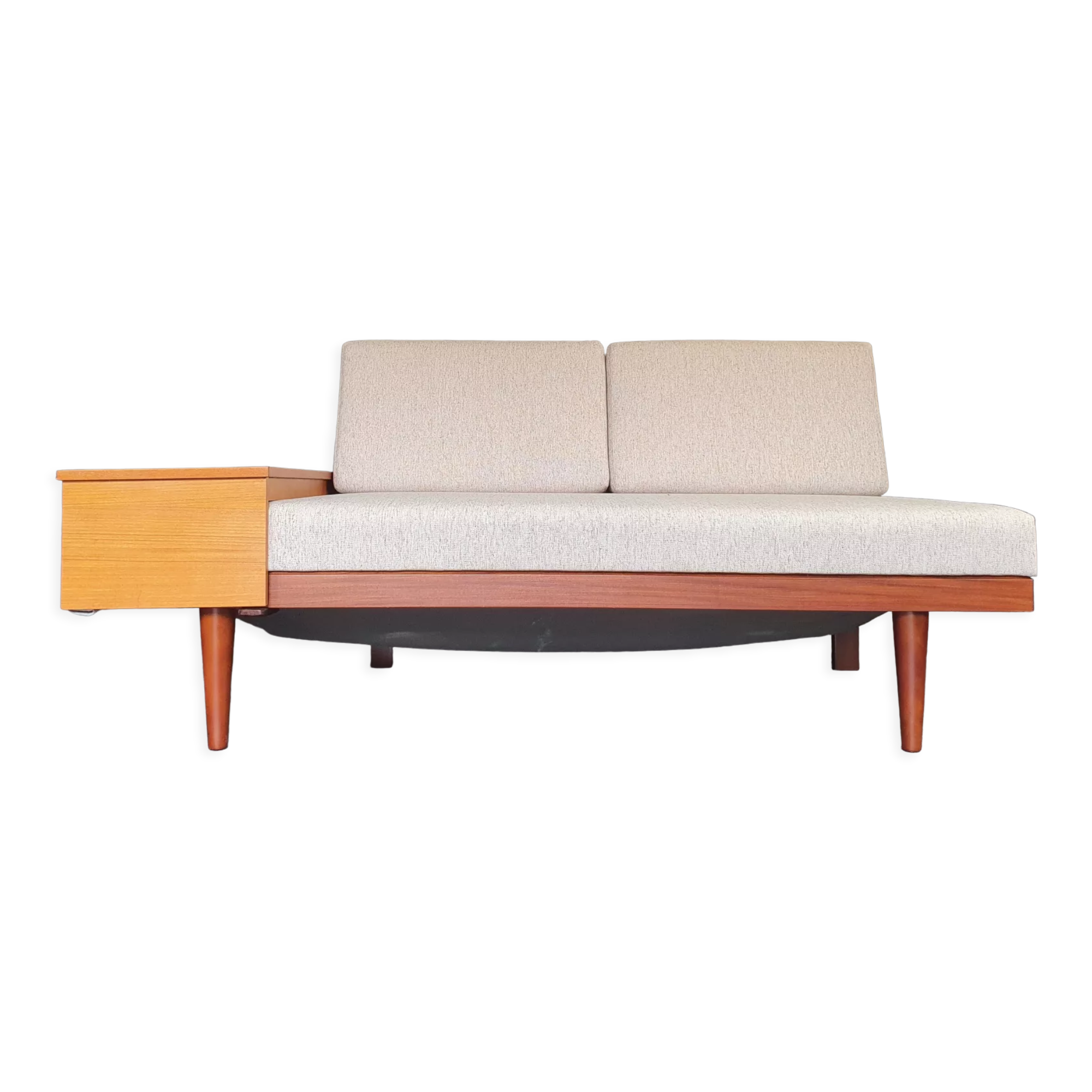 Norwegian teak daybed sofa, model Svanette design Ingmar Relling 1960s