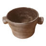 Varnished stoneware pot