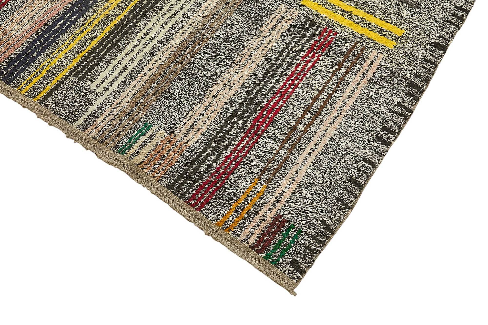Handwoven Turkish Recycled Boho Rug 245 cm x 343 cm