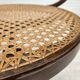 1950s, swivel armchair, bent wood, furniture mesh.