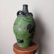 Clay jar traditional Provençal pottery